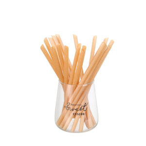 Sugarcane fiber straw