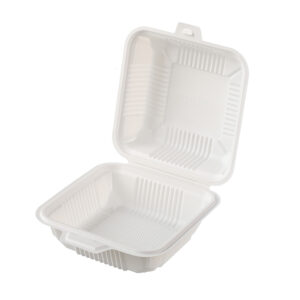 Cornstarch Clamshell 9x9 Inch