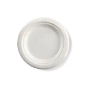 Bagasse Round Dessert Plate