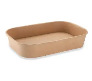 Rectangle Kraft Paper Food Container 500ML