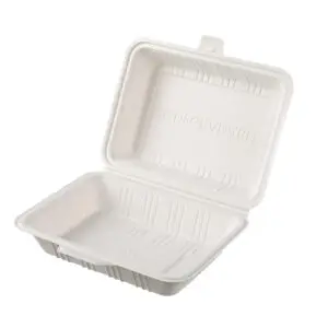 1200ML Cornstarch Clamshell Food Box