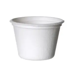 4oz White ECO-Friendly Sauce Cup