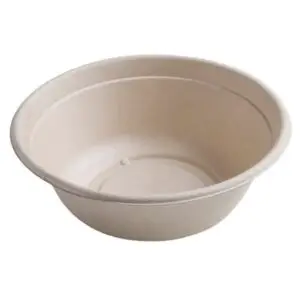 Natural Sugarcane Fibers 40OZ Round Bowl