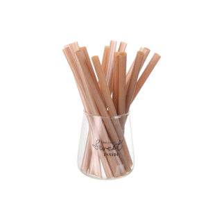 Coffee ground straws
