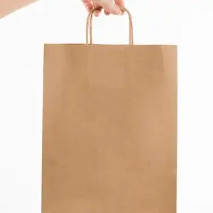 Paper Bag With Round Rope Handles 210*140*270mm