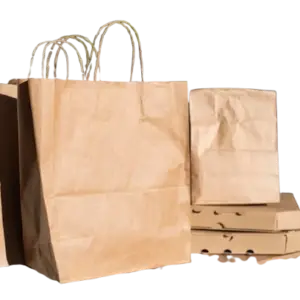 Round Rope Kraft Paper Bag 280*150*280mm