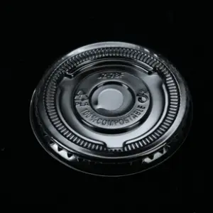 78mm Compostable PLA Flat Lid